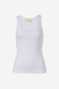 Contour Rib Scoop Tank White