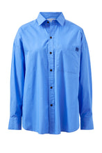 Peta Oversized Shirt - Amalfi Blue