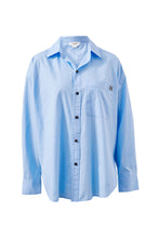 Peta Oversized Shirt - Sky Blue