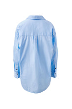 Peta Oversized Shirt - Sky Blue