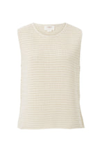 Mesh Knit Tank - Ecru