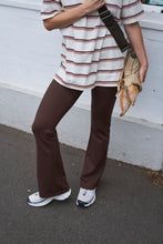 Paige Ponte Bootleg Pant - Choc