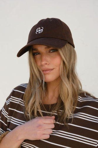 Ceres Monogram Cap - Winter Choc