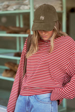 Pip Everyday Cap - Washed Olive/Orchid
