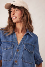 Relaxed Shirt Dress - Fresh Indigo