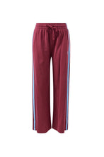 Gigi Wide Leg Pants - Burgundy and Blue