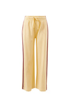 Gigi Wide Leg Pant - Butter and Burgundy