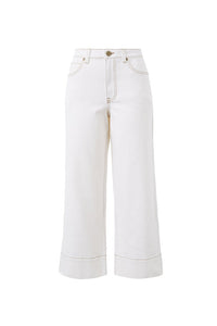 Jude Wide Leg - Fresh Ecru