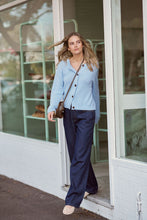 Nelly Long Sleeve Cardi - China Blue