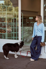 Nelly Long Sleeve Cardi - China Blue