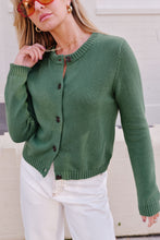 Nelly Long Sleeve Knit Cardi - Basil