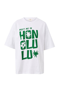 Boyfriend Tee -Honolulu Winter Green