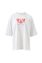 Liv Oversized Tee White Summer Lobsters