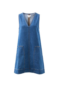 Emme Shift Dress - Fresh Indigo