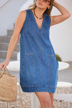 Emme Shift Dress - Fresh Indigo