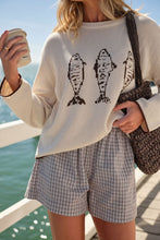 Mira Knitted Crew with Sardines