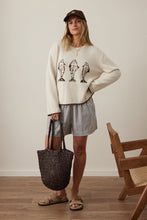 Mira Knitted Crew with Sardines