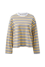 Beau Long Sleeve Slouchy Tee - Butter/Brunette