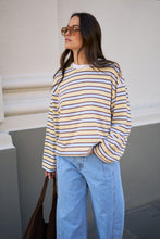Beau Long Sleeve Slouchy Tee - Butter/Brunette