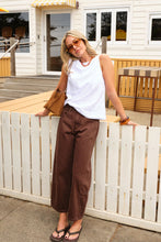 Tahlia Twist Strap Tank - White