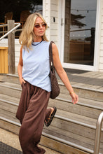 Tahlia Twist Strap Tank - China Blue