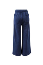 Ivy Wide Leg Trackpant - Heritage Navy