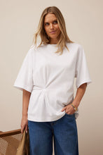Kaia Twist Tee - White