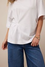 Kaia Twist Tee - White