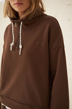 Eva Sporty Half Zip - Chocolate