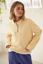 Eva Sporty Half Zip - Butter