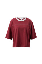 Devon Slouchy Seam Tee Mulberry
