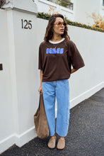 Luna Relaxed Tee - Choc