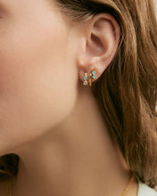 Devon Studs Earrings - Green