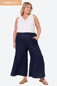 La Vie Crop Pant - Sapphire