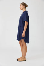 Studio Short Shirt Dress - Indigo