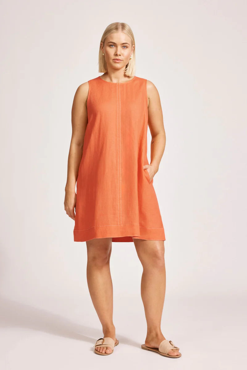 Miramar Tank Dress - Coral