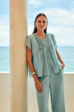 Orsula Button Top - Nimbus