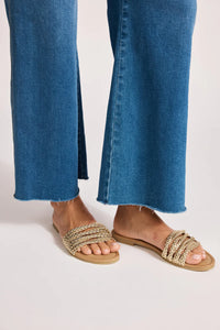 Miramar Plaited Sandal Gold