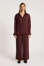 Calista Shirt - Mohogany