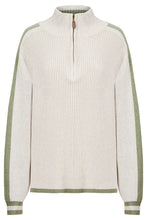 Liora Zip Jumper - Bisque/Sage