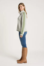 Liora Zip Jumper - Bisque/Sage