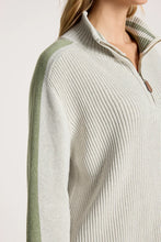 Liora Zip Jumper - Bisque/Sage