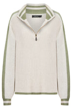 Liora Zip Jumper - Bisque/Sage