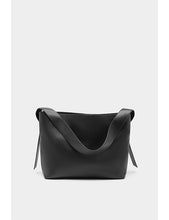 Bridie Leather Shopper - Black