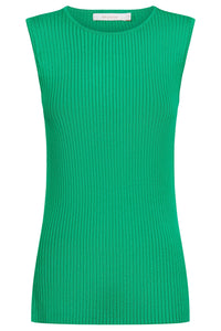 Adele Split Tank - Green