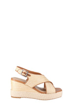 Zerina wedge tan