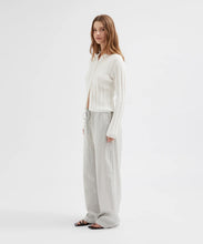 Buttoned Knit Cardigan - White