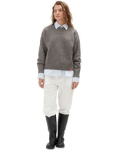 Crew Neck Knit - Charcoal