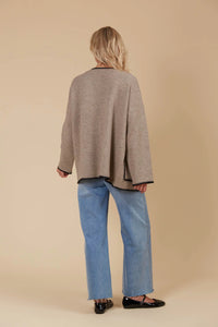 Athena Cardigan - Taupe