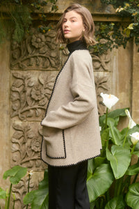Athena Cardigan - Taupe